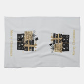 Kerstkeukenhanddoeken Cadeaus voor kerstmis Theedoek (Horizontaal)