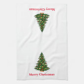 Kerstkeukenhanddoeken, kerstboom theedoek (Verticaal)