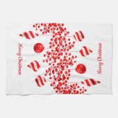 Kerstkeukenhanddoeken, kerstversieringen theedoek (Horizontaal)