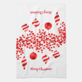 Kerstkeukenhanddoeken, kerstversieringen theedoek (Verticaal)