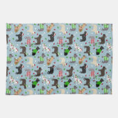 kerstkeukenhanddoeken met Bulldog Kitchen Theedoek (Horizontaal)