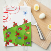 Kerstkeukenhanddoeken Theedoek (Quarter Fold)