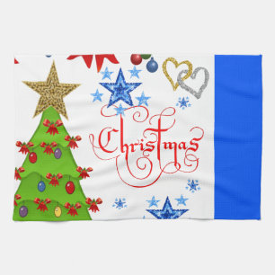 Kerstkeukenhanddoeken Theedoek