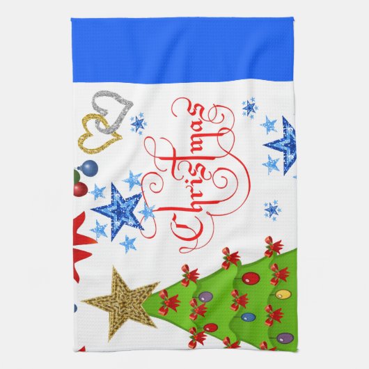 Kerstkeukenhanddoeken Theedoek (Verticaal)