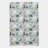 kerstkeukenhanddoeken theedoek (Verticaal)