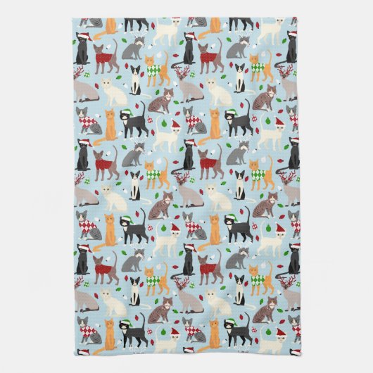 kerstkeukenhanddoeken theedoek (Verticaal)