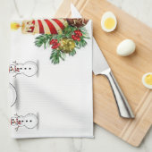 Kerstkeukenhanddoeken Theedoek (Quarter Fold)