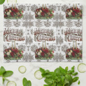 Kerstkeukenhanddoeken Theedoek (Gevouwen)