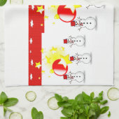 Kerstkeukenhanddoeken Theedoek (Gevouwen)