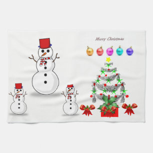 Kerstkeukenhanddoeken Theedoek