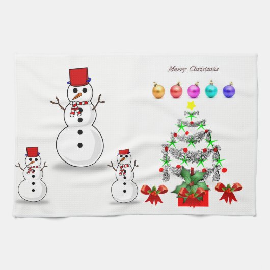 Kerstkeukenhanddoeken Theedoek (Horizontaal)