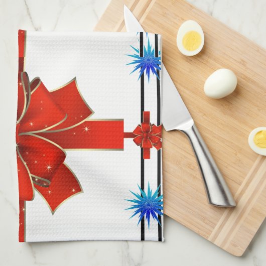 Kerstkeukenhanddoeken Theedoek (Quarter Fold)