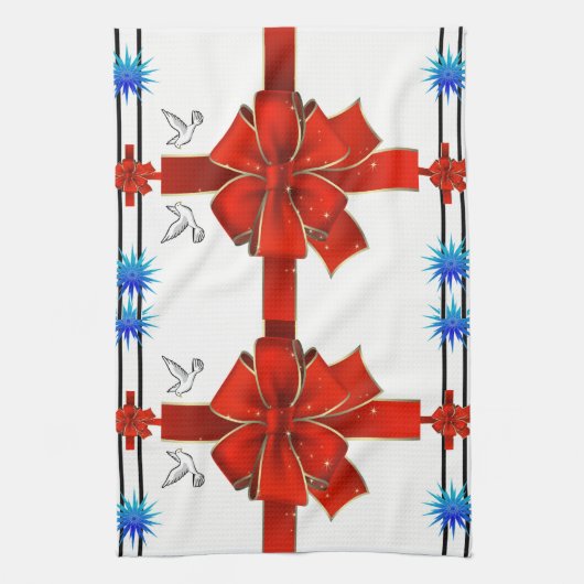 Kerstkeukenhanddoeken Theedoek (Verticaal)