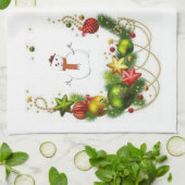 Kerstkeukenhanddoeken Theedoek (Gevouwen)