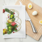Kerstkeukenhanddoeken Theedoek (Quarter Fold)