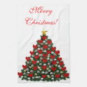 kerstkeukenhanddoeken theedoek (Verticaal)