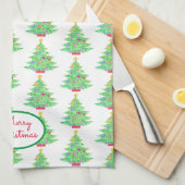 kerstkeukenhanddoeken theedoek (Quarter Fold)