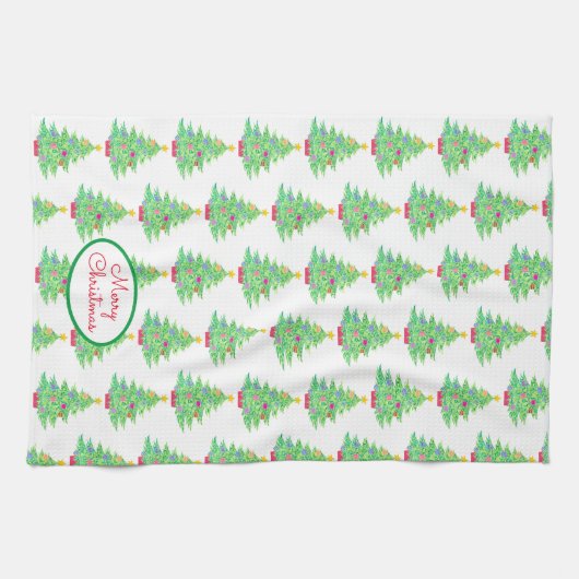 kerstkeukenhanddoeken theedoek (Horizontaal)