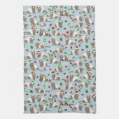 kerstkeukenhanddoeken theedoek (Verticaal)