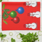 Kerstkeukenhanddoeken Theedoek (Gevouwen)