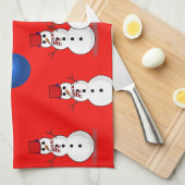 Kerstkeukenhanddoeken Theedoek (Quarter Fold)