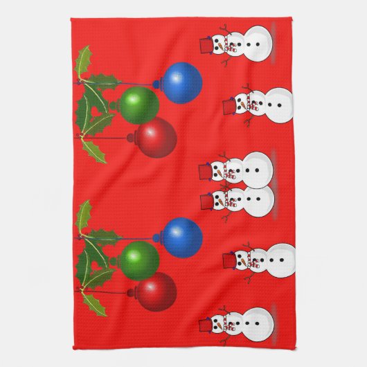 Kerstkeukenhanddoeken Theedoek (Verticaal)