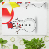 Kerstkeukenhanddoeken Theedoek (Gevouwen)