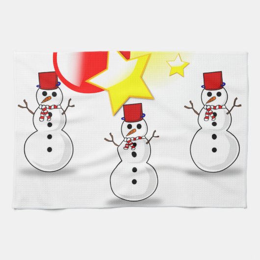 Kerstkeukenhanddoeken Theedoek (Horizontaal)