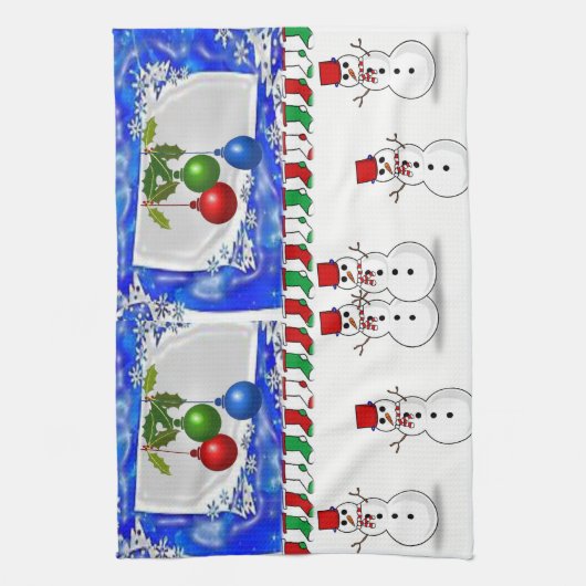 Kerstkeukenhanddoeken Theedoek (Verticaal)