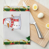 Kerstkeukenhanddoeken Theedoek (Quarter Fold)