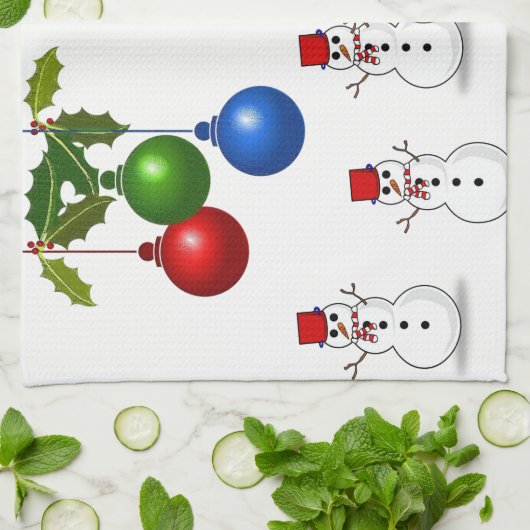 Kerstkeukenhanddoeken Theedoek (Gevouwen)