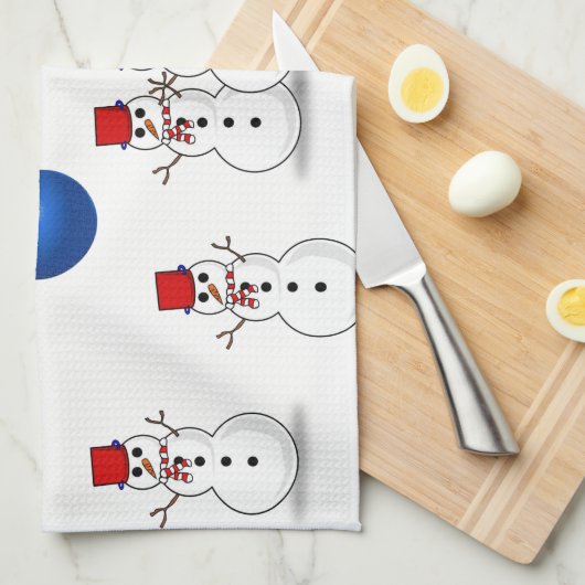 Kerstkeukenhanddoeken Theedoek (Quarter Fold)