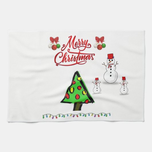 Kerstkeukenhanddoeken Theedoek (Horizontaal)
