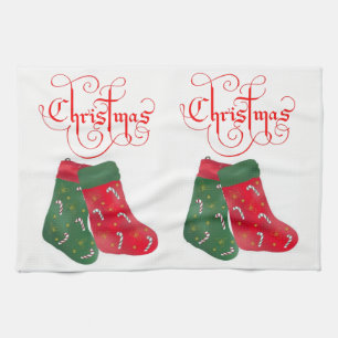 Kerstkeukenhanddoeken Theedoek