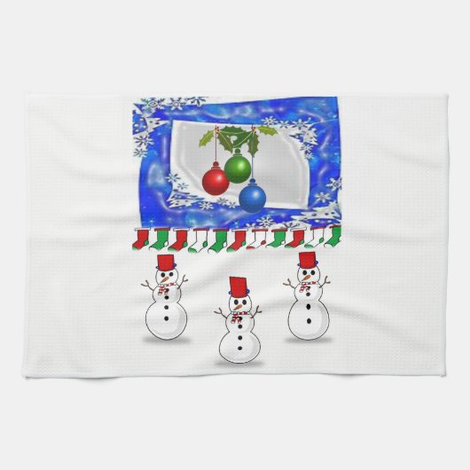 Kerstkeukenhanddoeken Theedoek (Horizontaal)
