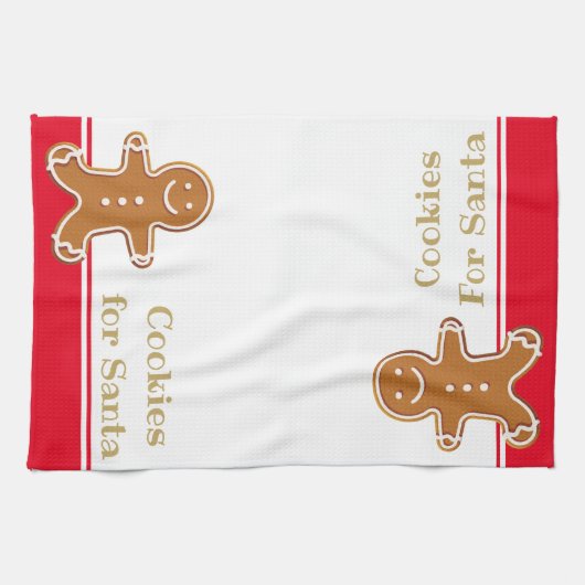 Kerstkeukenhanddoekjes voor Kerstmis Theedoek (Horizontaal)