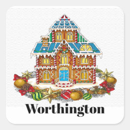 kerstkeukenhuis Sticker