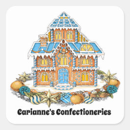 kerstkeukenhuis Sticker