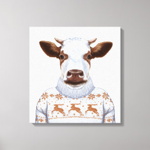 kerstkeukenkoek canvas afdruk