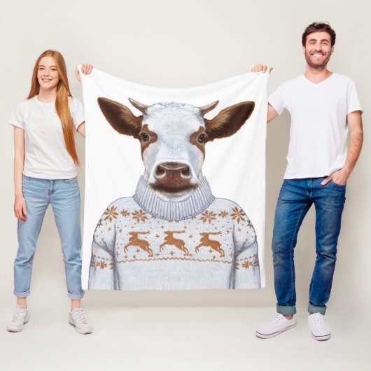 kerstkeukenkoek fleece deken (In situ)