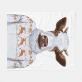 kerstkeukenkoek fleece deken (Voorkant (Horizontaal))