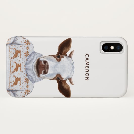kerstkeukenkoek | Jouw namen toevoegen Case-Mate iPhone Case (Achterkant (horizontaal))