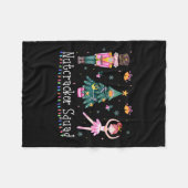 kerstkeukenkrabben, gebalanceerd voor kerstmis Kin Fleece Deken (Voorkant (Horizontaal))