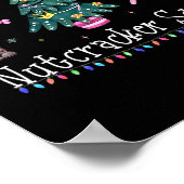 kerstkeukenkrabben, gebalanceerd voor kerstmis Kin Poster (Hoek)