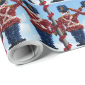 kerstkeukenpapier voor soldaten die met kerstakelp cadeaupapier (Rol Hoek)