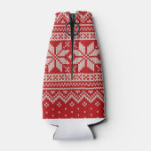 kerstkeukenpatroon - RED Flesjeskoeler (Achterkant)