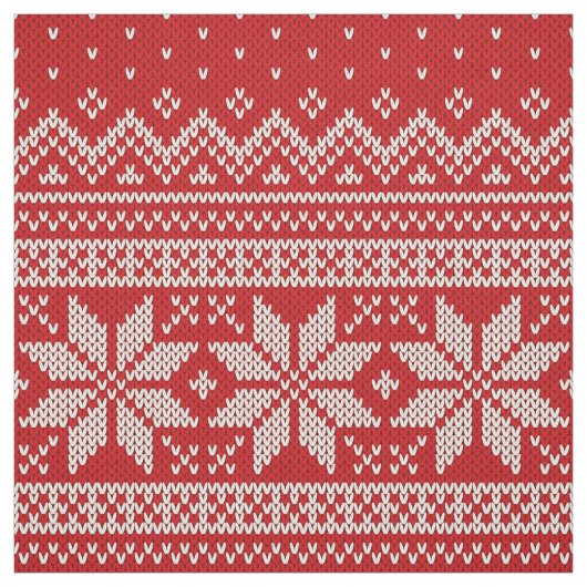 kerstkeukenpatroon - RED Stof (Swatch)