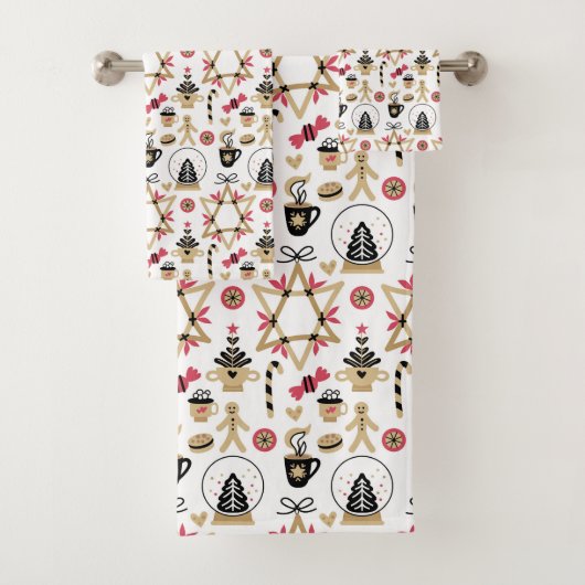 kerstkeukenset bad handdoek (Insitu)