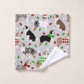 kerstkeukenset in Shepherd Bath Bad Handdoek (Wasdoekje)