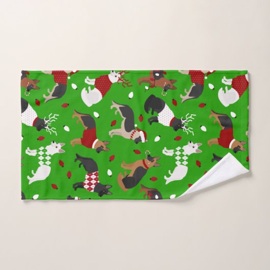 kerstkeukenset in Shepherd Bath Bad Handdoek (Handdoek)